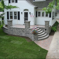 Brick Entrance Porch